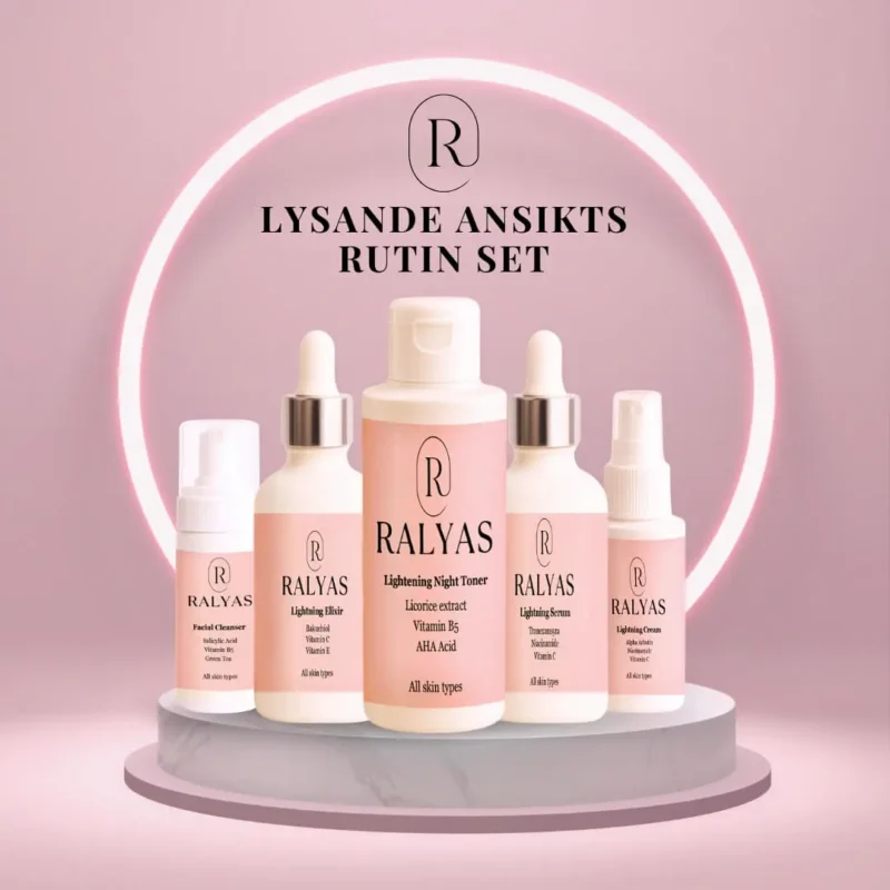 Lysande Ansikts Rutin Set-ralyas